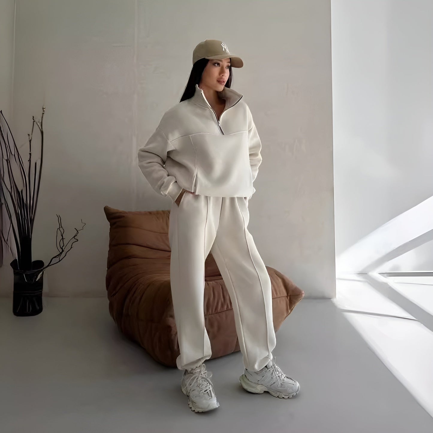 Relaxed ZAVANIA — Oversized Sweatshirt & Jogginghosen-Set