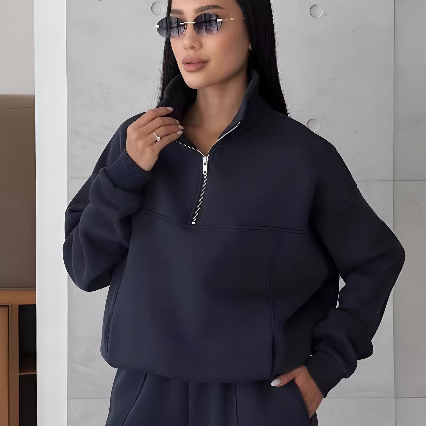 Relaxed ZAVANIA — Oversized Sweatshirt & Jogginghosen-Set